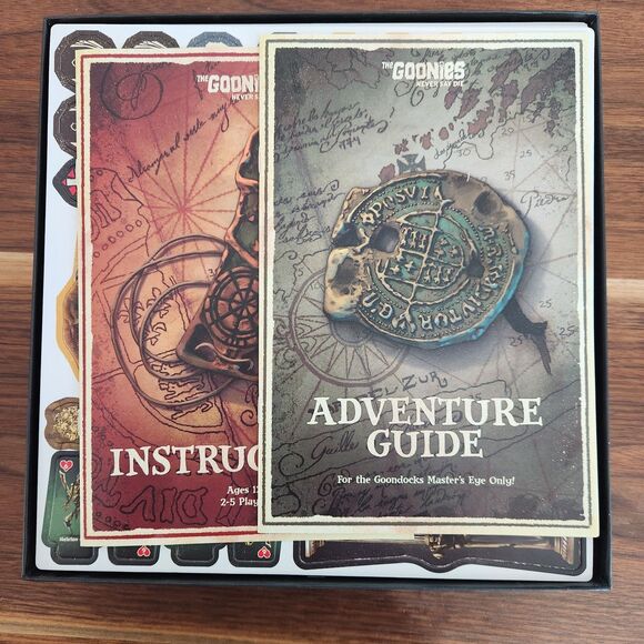 The Goonies Never Say Die Adventure Board Game Complete NEW - Picture 3 of 5